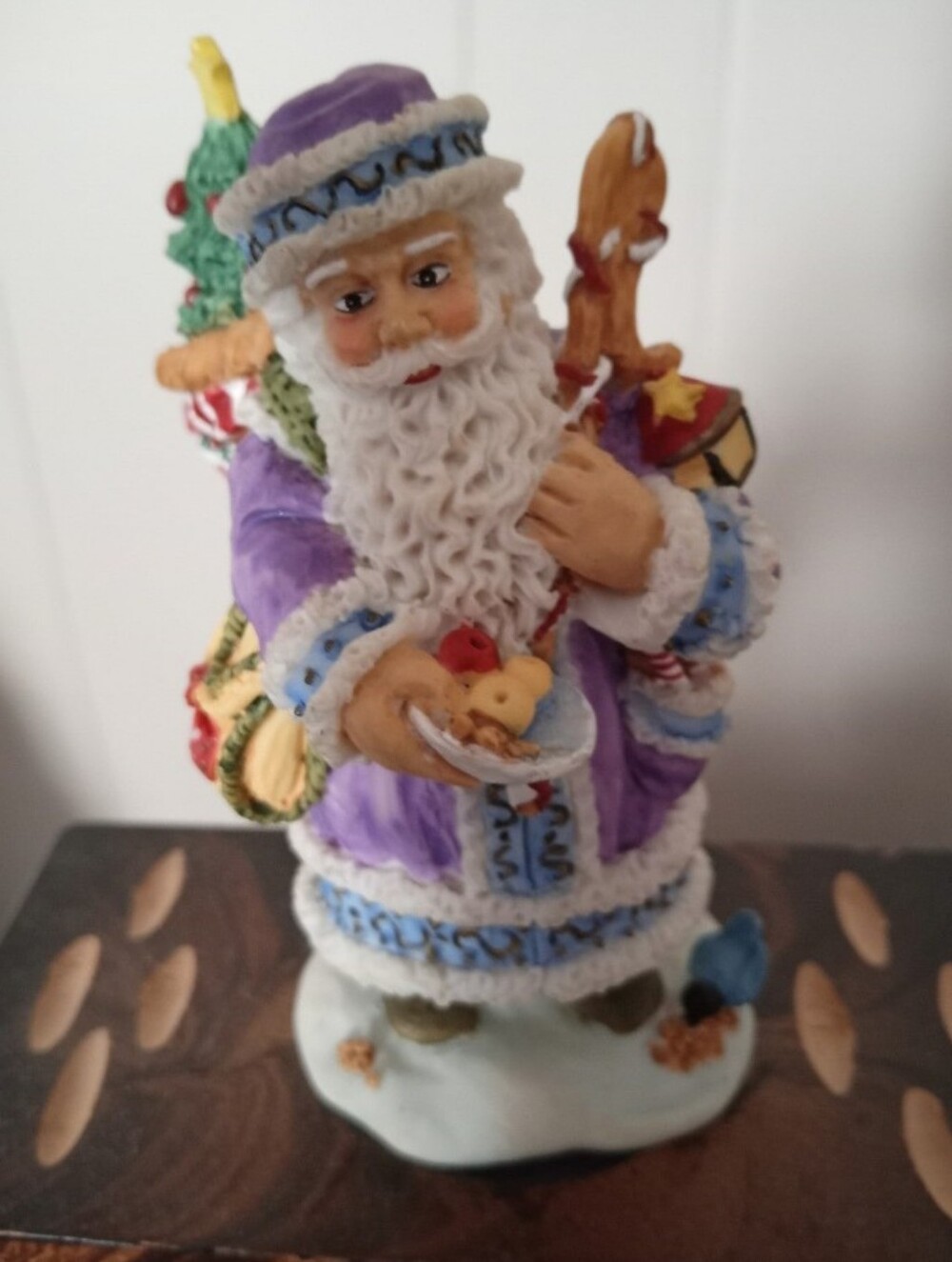 Vtg 1995 Old World Santas Bronson Collectibles Slavic Grandfather Frost. Nice.